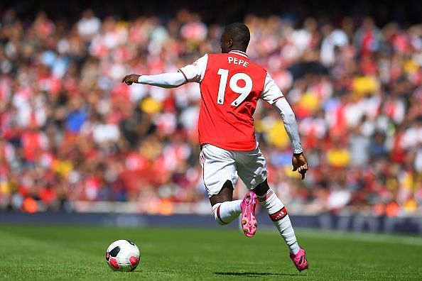 Pace, dribbling and clinical finishing; every defenders' worst nightmares and Pépé's major qualities